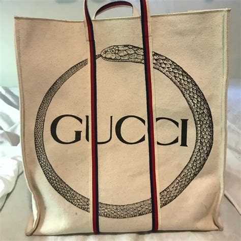 gucci ouroboros tote bag|Bags .